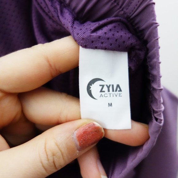 ❌SOLD❌Zyia Summer Shorts In Lavender Size M Inseam: 2.75" EUC - Picture 10 of 11